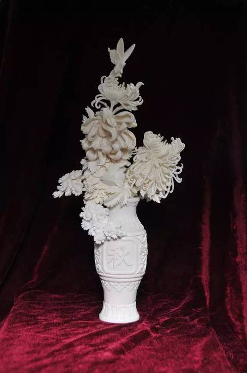 第一次这么清晰,这么近,实拍牙雕工艺美术大师四季作品